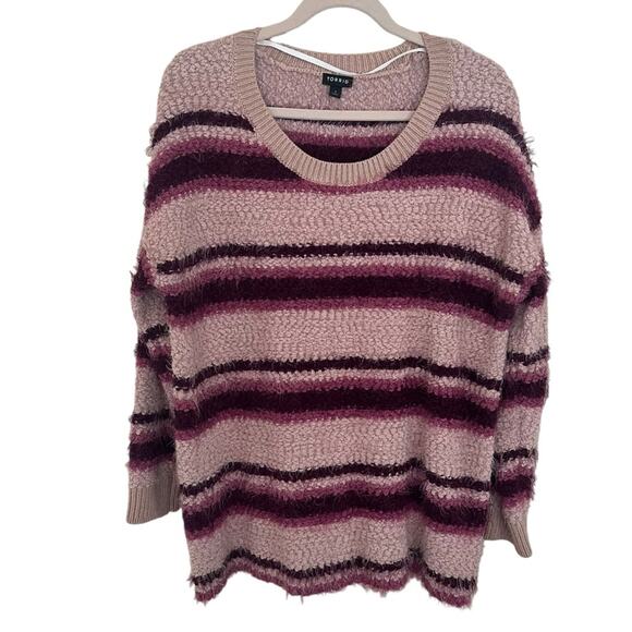 Torrid Popcorn Pullover Drop Shoulder Sweater Size 1x - Picture 2 of 5